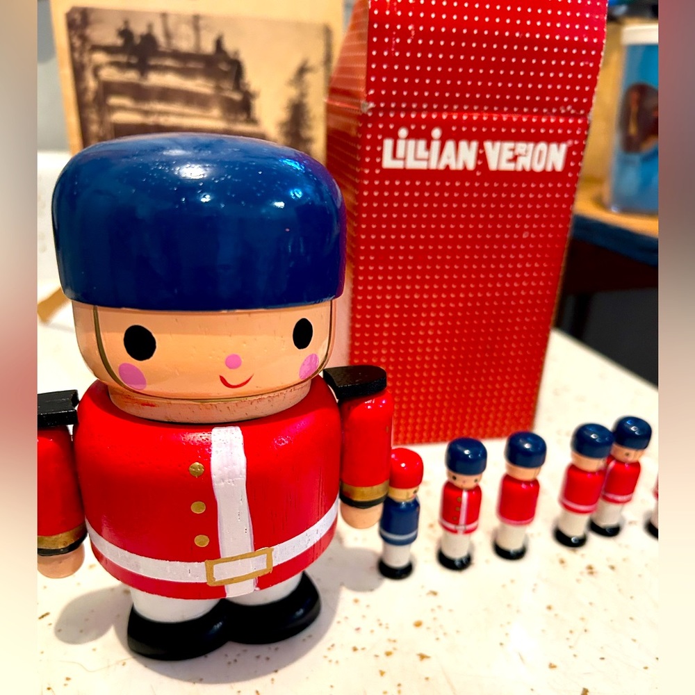 Vintage Playtime Bliss: Lilian Vernon Nesting Soldier Toy